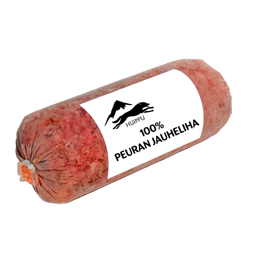 PEURAN JAUHELIHA KOIRALLE. Huippu 100% Peuran jauheliha liha koiralle, laadukas ja maistuva raakaruoka koiralle. Sopii allergiselle koiralle. Ruoka allergiselle koiralle.