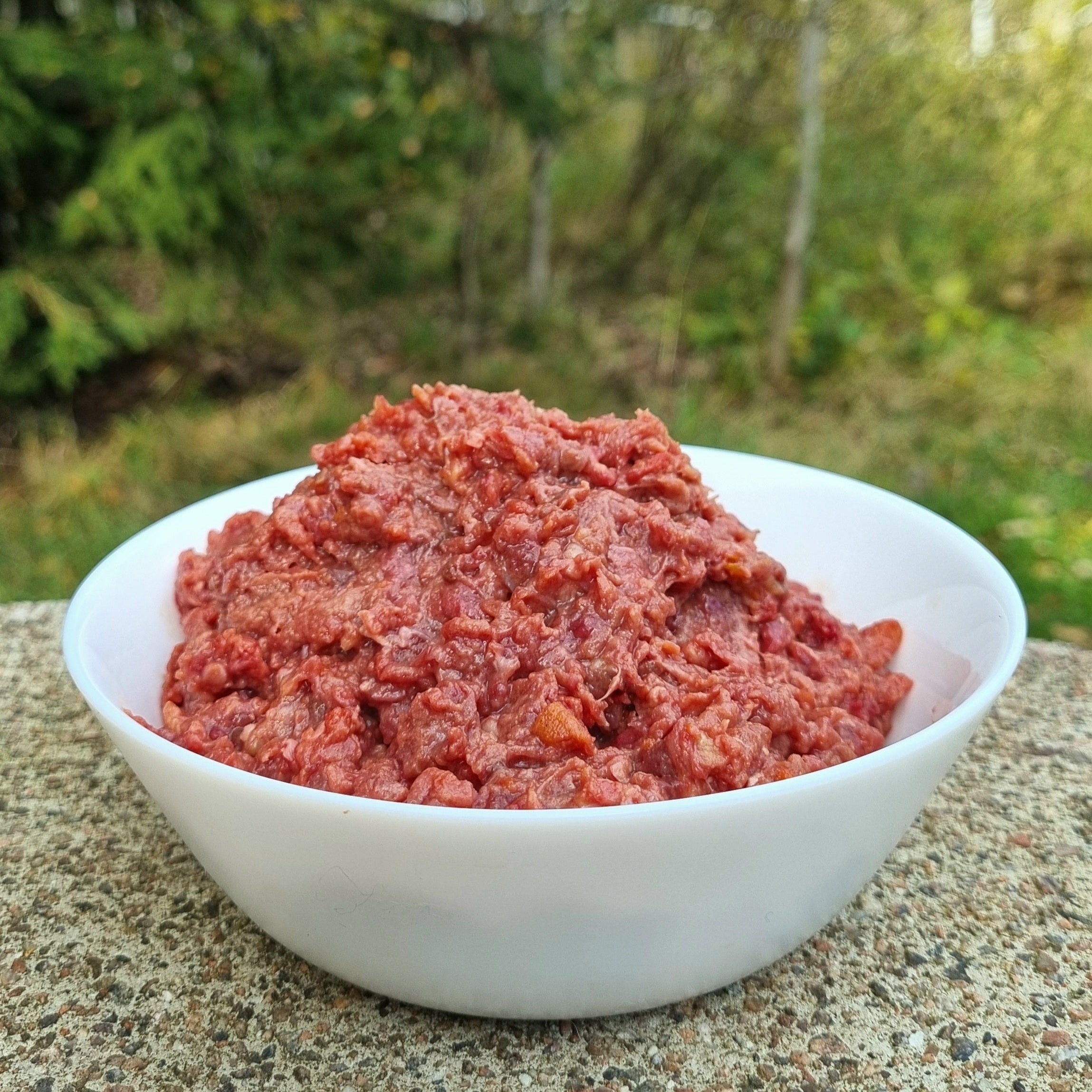Huippu koiran täysravinto kalkkuna & lammas + porkkana on laadukas raakaruoka