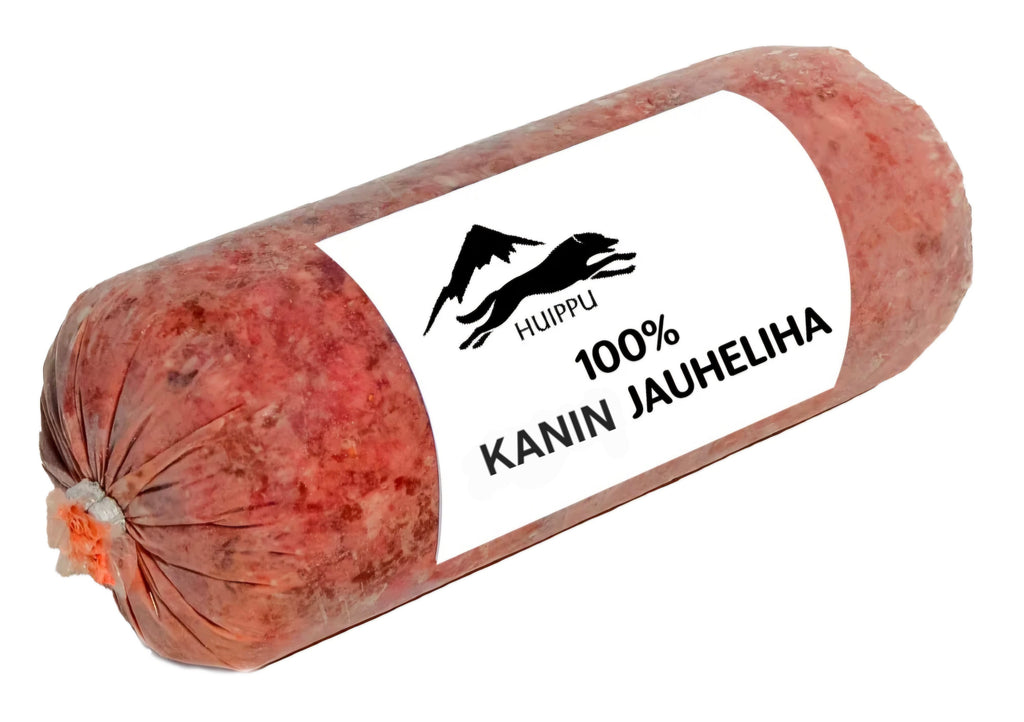 Kanin liha raakaruoka koiralle sopii allergisille